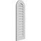Ekena Millwork Round Top Surface Mount PVC Gable Vent: Non-Functional, w/ 3-1/2"W x 1"P Standard Frame, 14"W x 42"H GVPRT14X4201SN - alternate 3